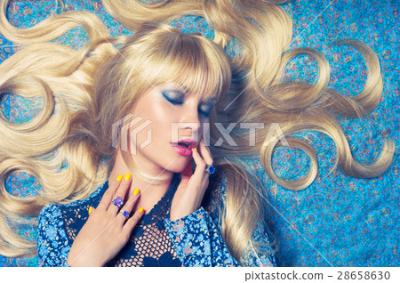 Blonde on Blue Blonde on Blue 28658630