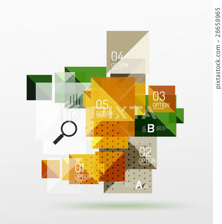 Vector square abstract background Vector square abstract background 28658965