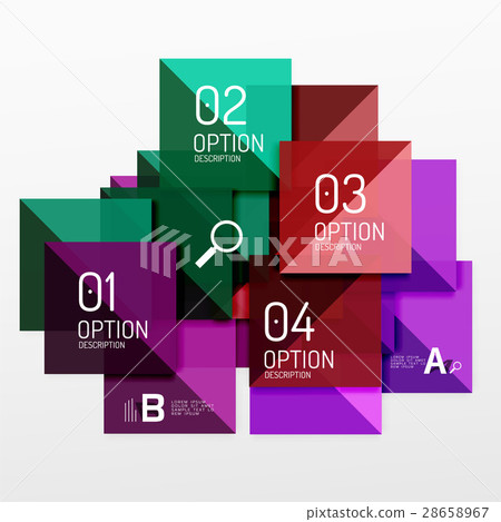 Vector square abstract background 28658967