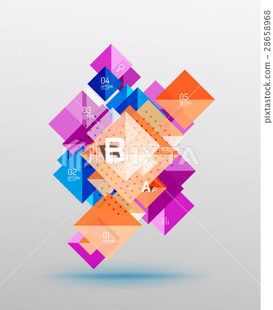 Vector square abstract background Vector square abstract background 28658968