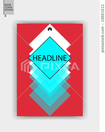 Coral and blue cover design for magazines Coral and blue cover design for magazines 28661812