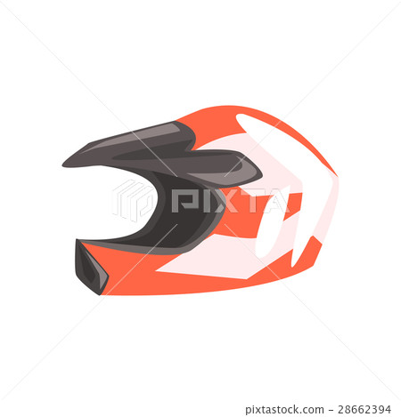 Head Protective Hard Helmet, Part Of BMX Rider Head Protective Hard Helmet, Part Of BMX Rider 28662394