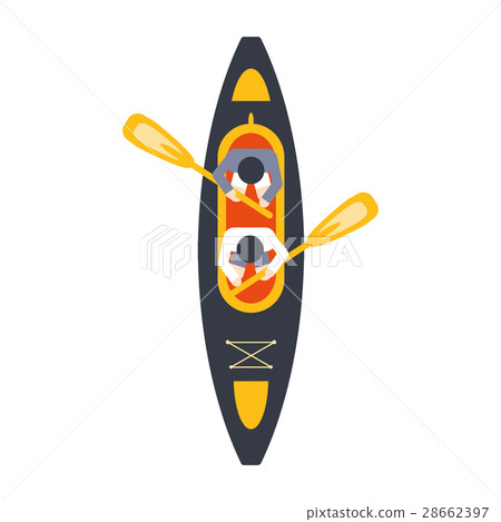 Kayak For Two Person With Peddles From Above, Part Kayak For Two Person With Peddles From Above, Part 28662397