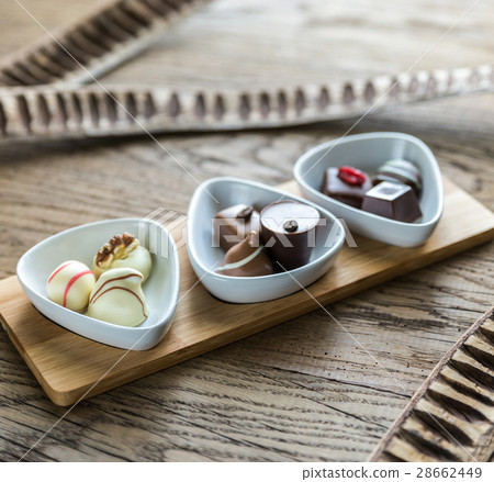 Swiss chocolate candies 28662449