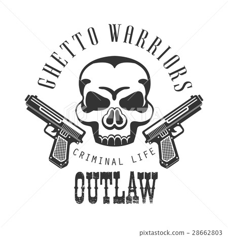 Criminal Outlaw Street Club Black And White Sign 28662803