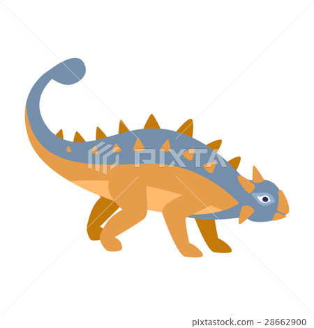 Ankylosaurus Blue And Orange Dinosaur Of Jurassic 28662900