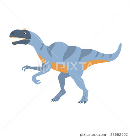 Blue Velociraptor Dinosaur Of Jurassic Period 28662902