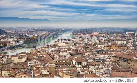 Florence from the  Palazzo Vecchio. 28663097
