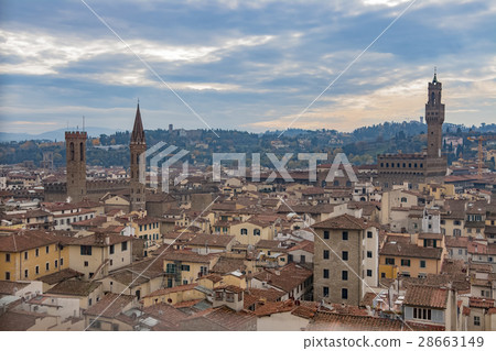 Beautiful aerial view of Florence 28663149