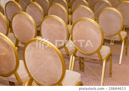 rank of empty chairs in vintage style rank of empty chairs in vintage style 28664613