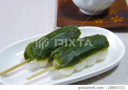 抹茶豆沙串餃子 抹茶豆沙串餃子 28665721