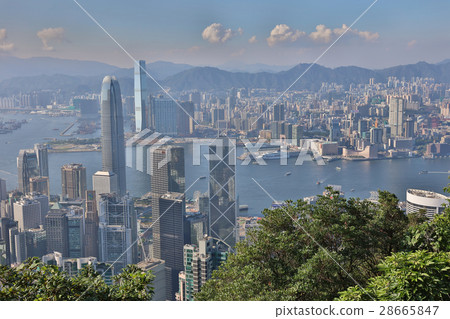 view from the Victoria Peak. hk view from the Victoria Peak. hk 28665847