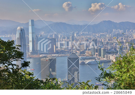 view from the Victoria Peak. hk view from the Victoria Peak. hk 28665849