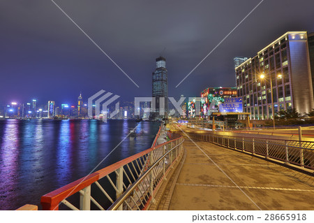 Tsim Sha Tsui at christmas lighting 28665918