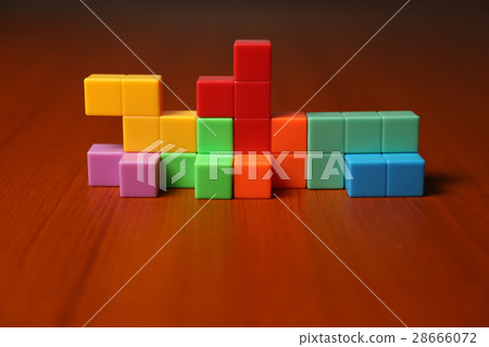 Colorful block puzzle Colorful block puzzle 28666072