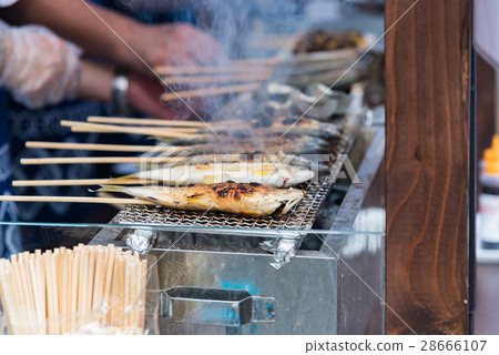 Grilled ayu fish 28666107