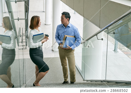Talking coworkers 28668502
