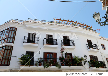 Buildings in Nerja, Andalusia, Spain. 28669046