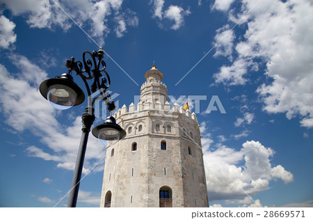 Golden Tower in Seville, Andalusia, southern Spain 28669571