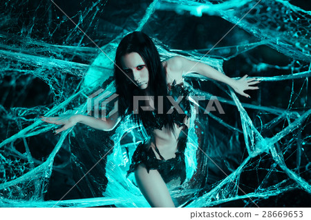 Girl in spiders web Girl in spiders web 28669653