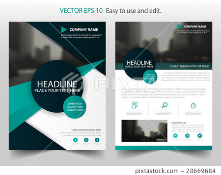 Green black circle Brochure annual report template Green black circle Brochure annual report template 28669684