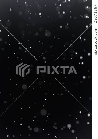 Real snow on black background Real snow on black background 28671567