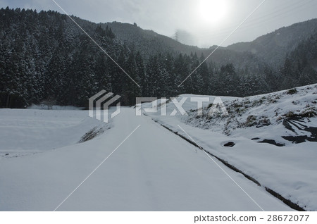 Seseragito Highway Snowscape Seseragito Highway Snowscape 28672077