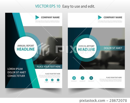 Green Circle annual report brochure template Green Circle annual report brochure template 28672078