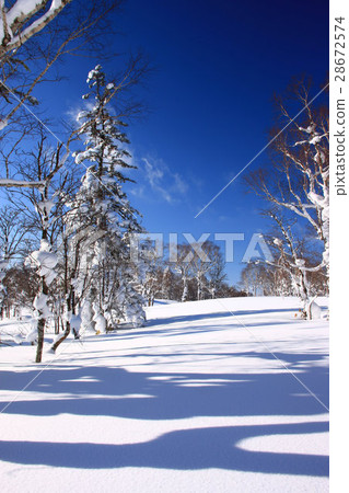 在早晨多雪的領域附近的冬天風景〜Horo Takiyama 在早晨多雪的領域附近的冬天風景〜Horo Takiyama 28672574