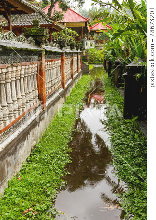 Water Palace of Tirta Gangga. Landmark in Bali 28673201