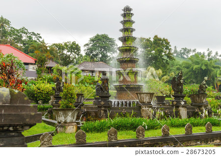 Water Palace of Tirta Gangga. Landmark in Bali Water Palace of Tirta Gangga. Landmark in Bali 28673205