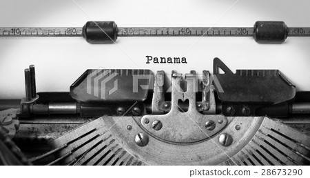 Old typewriter - Panama Old typewriter - Panama 28673290