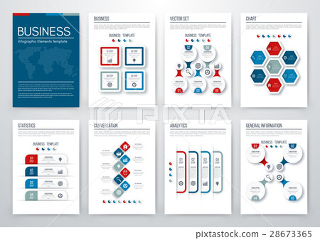Set with infographics 28673365