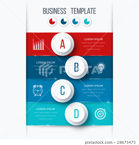 Infographics template four options with circle Infographics template four options with circle 28673473
