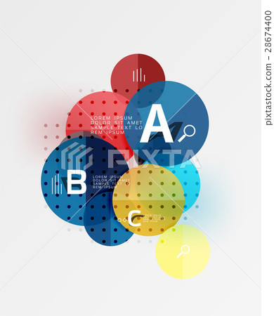 Vector circle banner 28674400