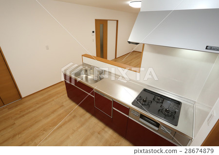 樣板房的LDK面對面廚房 28674879