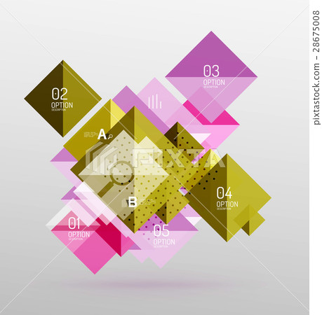 Square infographic banner. 28675008