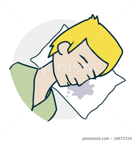 Boy sleeping on a pillow Boy sleeping on a pillow 28675320