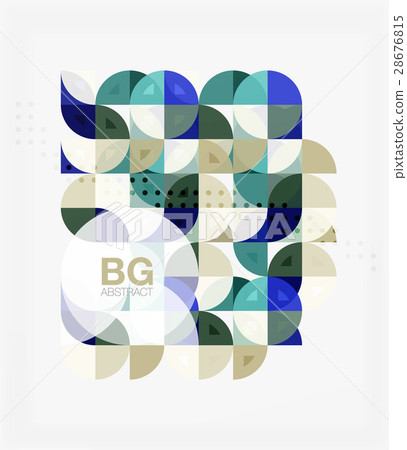 Modern elegant geometric circles abstract Modern elegant geometric circles abstract 28676815