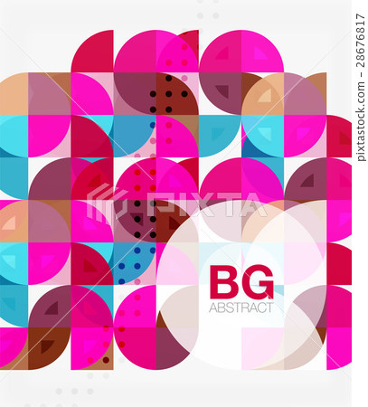 Abstract background of circle elements Abstract background of circle elements 28676817