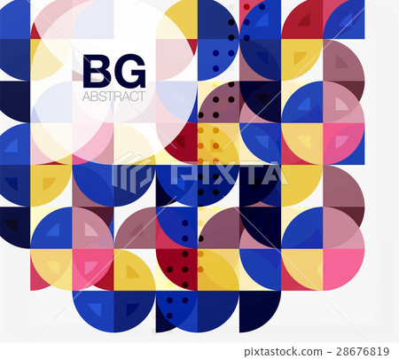 Abstract background of circle elements Abstract background of circle elements 28676819