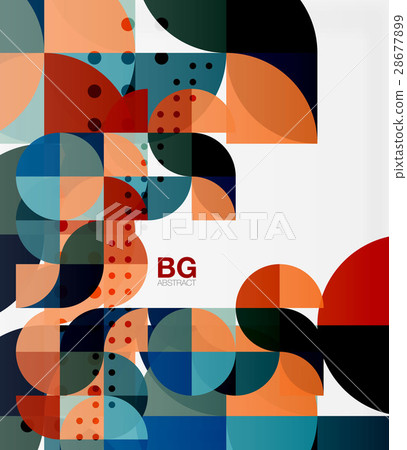 Vector circle abstract background 28677899