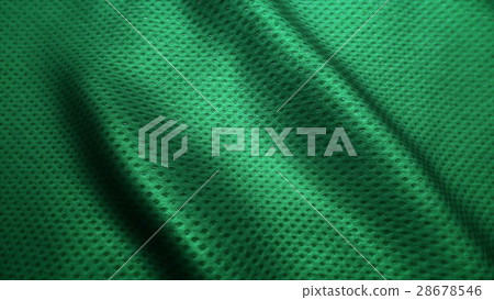 green fabric high quality jeans texture, waves 28678546