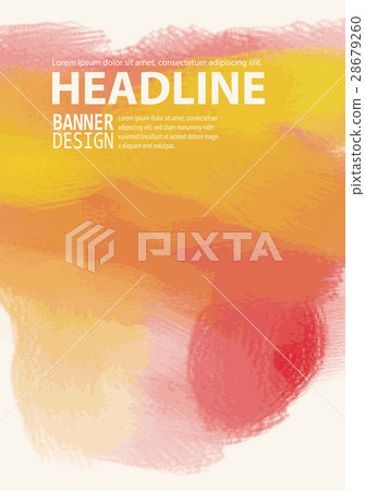 Brochure with Multicolored Blured Backgrounds. Brochure with Multicolored Blured Backgrounds. 28679260