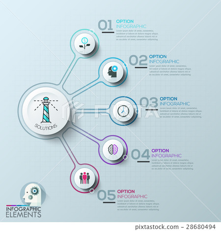 Vector elements for infographic.-插圖素材 [28680494] - PIXTA圖庫