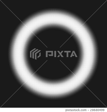Halftone pattern background, round spot shapes Halftone pattern background, round spot shapes 28680499