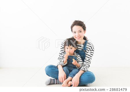 Overalls parent and child Overalls parent and child 28681479