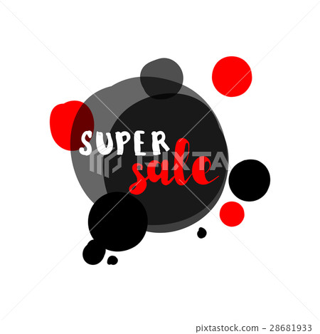 flat design sale stickers. 28681933