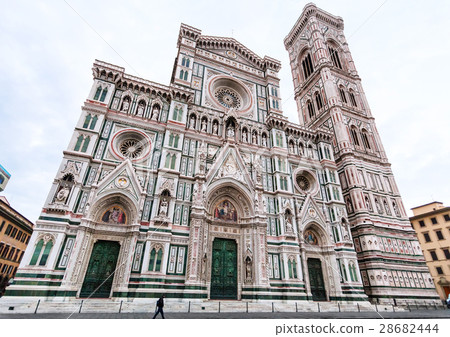 Florence Duomo and campanile in morning Florence Duomo and campanile in morning 28682444