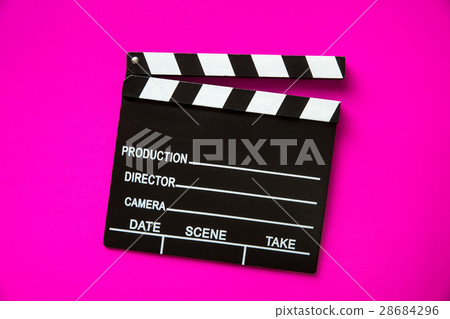 The vintage clapperboard. The vintage clapperboard. 28684296